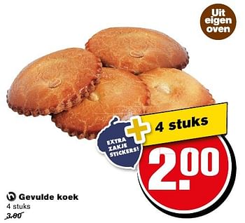 Aanbiedingen Gevulde koek - Huismerk - Hoogvliet - Geldig van 14/09/2016 tot 20/09/2016 bij Hoogvliet