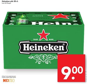 Aanbiedingen Heineken pils - Heineken - Geldig van 18/09/2016 tot 24/09/2016 bij Deen Supermarkten