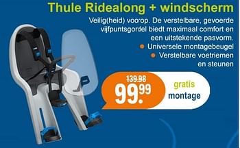 Aanbiedingen Thule ridealong + windscherm - Thule - Geldig van 22/08/2016 tot 25/09/2016 bij Halfords