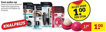 Aanbiedingen Cozz make-up keuze uit diverse varianten - Cozz - Geldig van 13/09/2016 tot 25/09/2016 bij Kruidvat