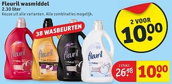 Aanbiedingen Fleuril wasmiddel - Fleuril - Geldig van 13/09/2016 tot 25/09/2016 bij Kruidvat
