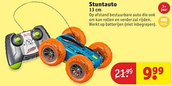 Aanbiedingen Stuntauto - Huismerk - Kruidvat - Geldig van 13/09/2016 tot 25/09/2016 bij Kruidvat