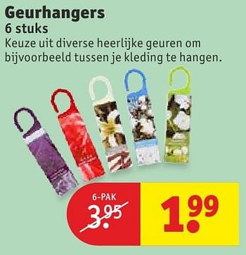 Aanbiedingen Geurhangers - Huismerk - Kruidvat - Geldig van 13/09/2016 tot 25/09/2016 bij Kruidvat