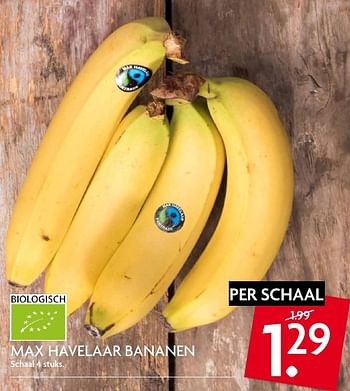 Aanbiedingen Max havelaar bananen - Huismerk - Deka Markt - Geldig van 18/09/2016 tot 24/09/2016 bij Deka Markt