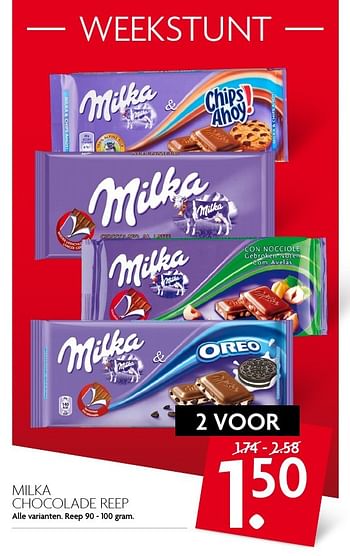 Aanbiedingen Milka chocolade reep - Milka - Geldig van 18/09/2016 tot 24/09/2016 bij Deka Markt