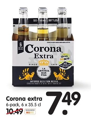 Aanbiedingen Corona extra - Corona Extra - Geldig van 18/09/2016 tot 24/09/2016 bij Em-té