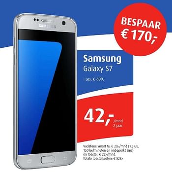 Aanbiedingen Samsung galaxy s7 - Samsung - Geldig van 16/09/2016 tot 02/10/2016 bij Belcompany