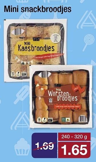 Aanbiedingen Mini snackbroodjes - Huismerk - Aldi - Geldig van 21/09/2016 tot 27/09/2016 bij Aldi