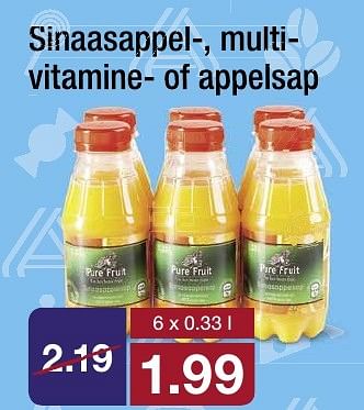 Aanbiedingen Sinaasappel-, multivitamine- of appelsap - Huismerk - Aldi - Geldig van 21/09/2016 tot 27/09/2016 bij Aldi