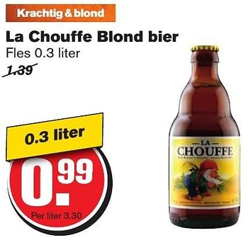 Aanbiedingen La chouffe blond bier - La Chouffe - Geldig van 21/09/2016 tot 27/09/2016 bij Hoogvliet