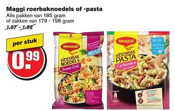 Aanbiedingen Maggi roerbaknoedels of -pasta - MAGGI - Geldig van 21/09/2016 tot 27/09/2016 bij Hoogvliet