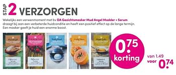 Aanbiedingen Da gezichtsmasker mud angel modder + serum - Huismerk - da - Geldig van 19/09/2016 tot 02/10/2016 bij da