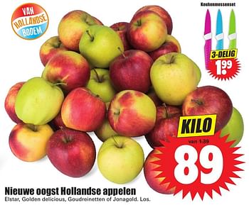 Aanbiedingen Nieuwe oogst hollandse appelen - Huismerk - Dirk - Geldig van 25/09/2016 tot 01/10/2016 bij Lekker Doen