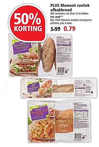 Aanbiedingen Plus moment rustieke meergranen pistolets - Huismerk - Plus - Geldig van 25/09/2016 tot 01/10/2016 bij Plus