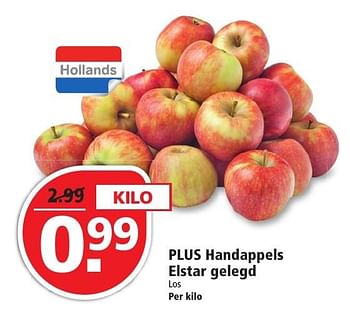 Aanbiedingen Plus handappels elstar gelegd - Huismerk - Plus - Geldig van 25/09/2016 tot 01/10/2016 bij Plus