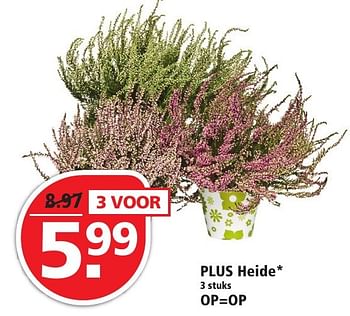 Aanbiedingen Plus heide - Huismerk - Plus - Geldig van 25/09/2016 tot 01/10/2016 bij Plus