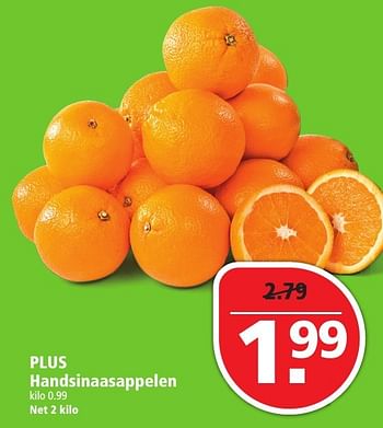 Aanbiedingen Plus handsinaasappelen - Huismerk - Plus - Geldig van 25/09/2016 tot 01/10/2016 bij Plus