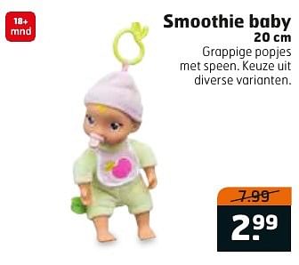 Aanbiedingen Smoothie baby - Huismerk - Trekpleister - Geldig van 20/09/2016 tot 02/10/2016 bij Trekpleister