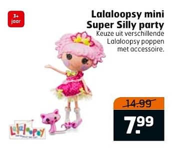 Aanbiedingen Lalaloopsy mini super silly party - Lalaloopsy - Geldig van 27/09/2016 tot 02/10/2016 bij Trekpleister