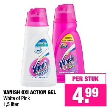 Aanbiedingen Vanish oxi action gel - Vanish - Geldig van 26/09/2016 tot 09/10/2016 bij Big Bazar