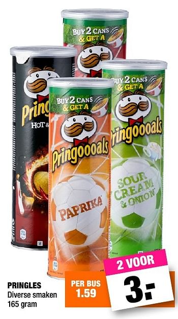 Aanbiedingen Pringles - Pringles - Geldig van 26/09/2016 tot 09/10/2016 bij Big Bazar