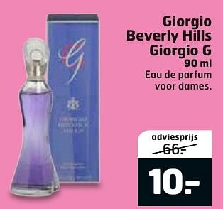 Aanbiedingen Giorgio beverly hills giorgio g 90 ml - Giorgio Beverly Hills - Geldig van 27/09/2016 tot 02/10/2016 bij Trekpleister
