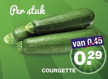 Aanbiedingen Courgette - Huismerk - Aldi - Geldig van 28/09/2016 tot 04/10/2016 bij Aldi