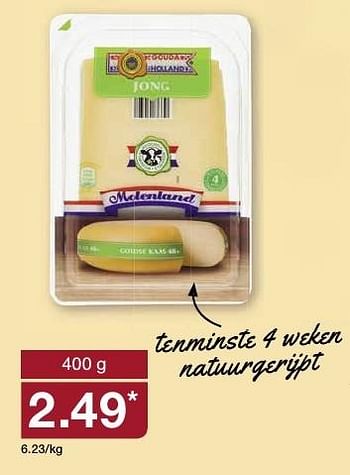 Aanbiedingen Tenminste 4 weken natuurgerijpt - Huismerk - Aldi - Geldig van 28/09/2016 tot 04/10/2016 bij Aldi