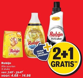 Aanbiedingen Robijn - Robijn - Geldig van 28/09/2016 tot 04/10/2016 bij Hoogvliet