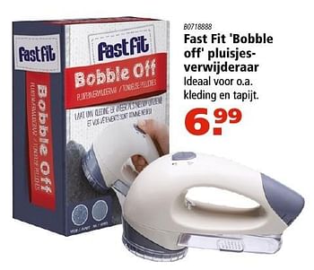 Aanbiedingen Fast fit `bobble off` pluisjesverwijderaar - JML - Geldig van 26/09/2016 tot 05/10/2016 bij Marskramer