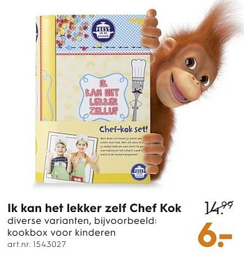 Aanbiedingen Ik kan het lekker zelf chef kok - Huismerk - Blokker - Geldig van 28/09/2016 tot 05/10/2016 bij Blokker