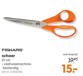 Aanbiedingen Schaar - Fiskars - Geldig van 01/10/2016 tot 05/10/2016 bij Blokker