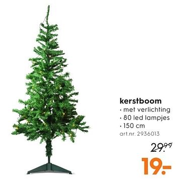 Aanbiedingen Kerstboom - Huismerk - Blokker - Geldig van 01/10/2016 tot 05/10/2016 bij Blokker