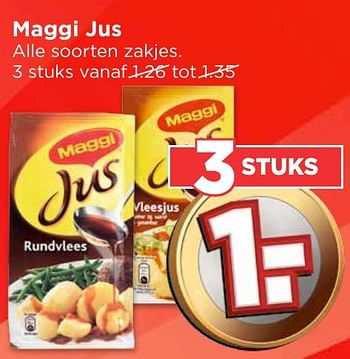 Aanbiedingen Maggi jus - MAGGI - Geldig van 02/10/2016 tot 08/10/2016 bij Vomar