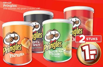 Aanbiedingen Pringles - Pringles - Geldig van 02/10/2016 tot 08/10/2016 bij Vomar