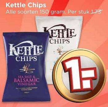 Aanbiedingen Kettle chips - Kettle - Geldig van 02/10/2016 tot 08/10/2016 bij Vomar