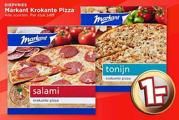 Aanbiedingen Markant krokante pizza - Markant - Geldig van 02/10/2016 tot 08/10/2016 bij Vomar