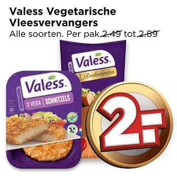 Aanbiedingen Valess vegetarische vleesvervangers - Valess - Geldig van 02/10/2016 tot 08/10/2016 bij Vomar