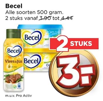 Aanbiedingen Becel - Becel - Geldig van 02/10/2016 tot 08/10/2016 bij Vomar