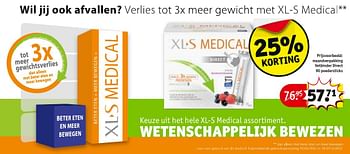 Aanbiedingen Xl-s medical maandverpakking vetbinder direct - XL-S Medical - Geldig van 27/09/2016 tot 09/10/2016 bij Kruidvat