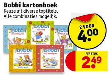 Aanbiedingen Bobbi kartonboek - Huismerk - Kruidvat - Geldig van 27/09/2016 tot 09/10/2016 bij Kruidvat