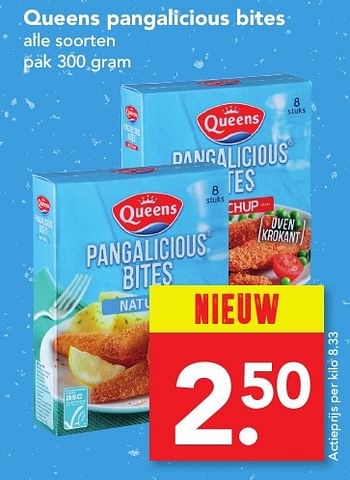 Aanbiedingen Queens pangalicious bites - Queens - Geldig van 02/10/2016 tot 08/10/2016 bij Deen Supermarkten