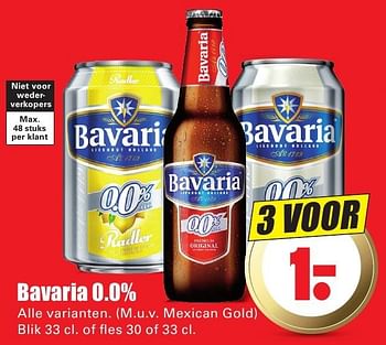 Aanbiedingen Bavaria 0.0% - Bavaria - Geldig van 02/10/2016 tot 08/10/2016 bij Lekker Doen