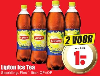 Aanbiedingen Lipton ice tea - Lipton - Geldig van 02/10/2016 tot 08/10/2016 bij Lekker Doen