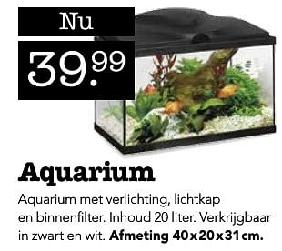Aanbiedingen Aquarium - Huismerk - Dobey - Geldig van 26/09/2016 tot 09/10/2016 bij Dobey