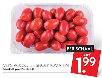 Aanbiedingen Vers voordeel snoeptomaten - Huismerk - Deka Markt - Geldig van 02/10/2016 tot 08/10/2016 bij Deka Markt