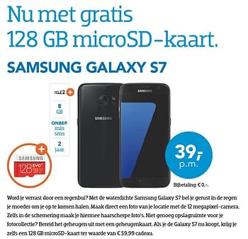Aanbiedingen Samsung galaxy s7 - Samsung - Geldig van 01/10/2016 tot 31/10/2016 bij Coolblue