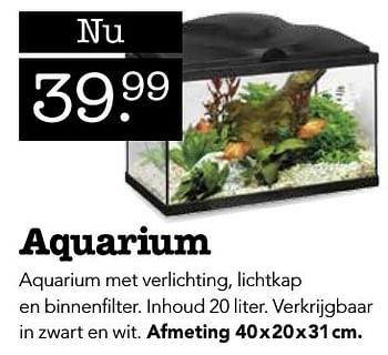 Aanbiedingen Aquarium - Huismerk Faunaland - Geldig van 26/09/2016 tot 09/10/2016 bij Faunaland