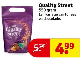 Aanbiedingen Quality street - Quality Street - Geldig van 27/09/2016 tot 09/10/2016 bij Kruidvat