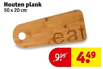 Aanbiedingen Houten plank - Huismerk - Kruidvat - Geldig van 27/09/2016 tot 09/10/2016 bij Kruidvat